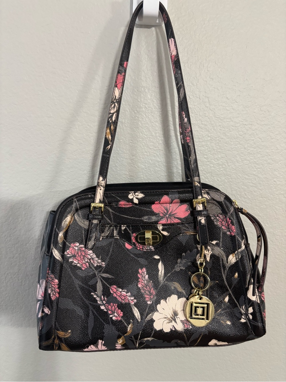 Vintage Liz Claiborne Floral Satchel
